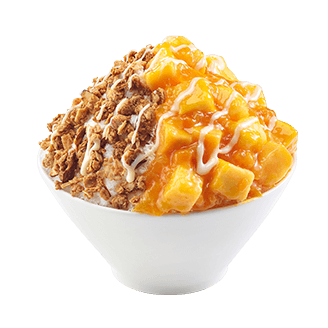 망고 그래놀라 눈꽃빙수