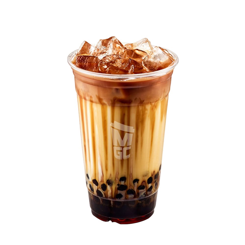 흑당버블밀크티라떼